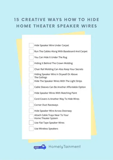 Suggestions to hide speaker wires : r/hometheater