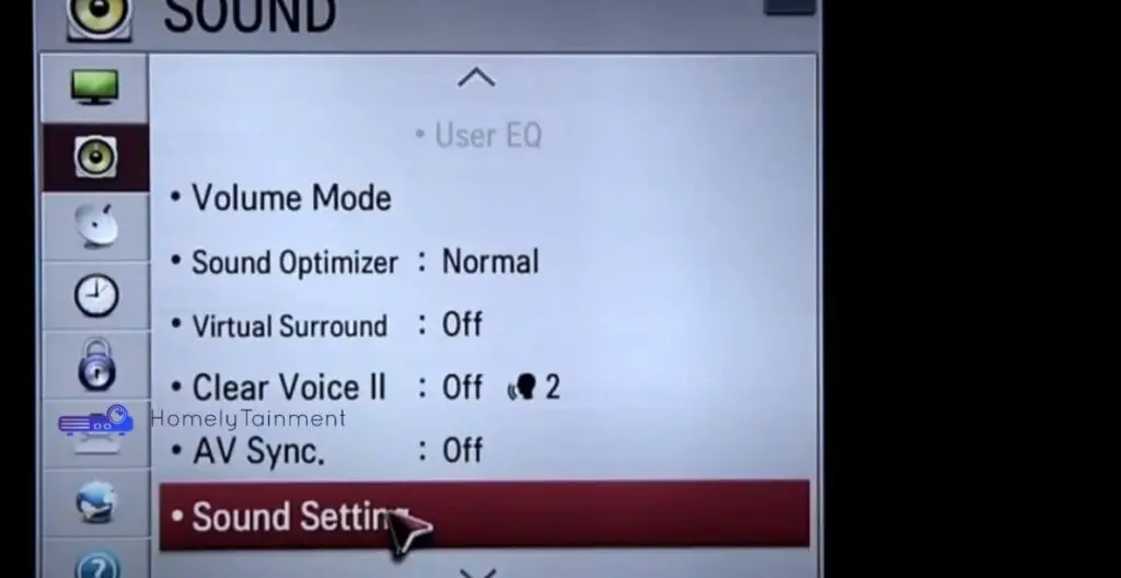 LG TV HDMI ARC no sound Error Solution step 3